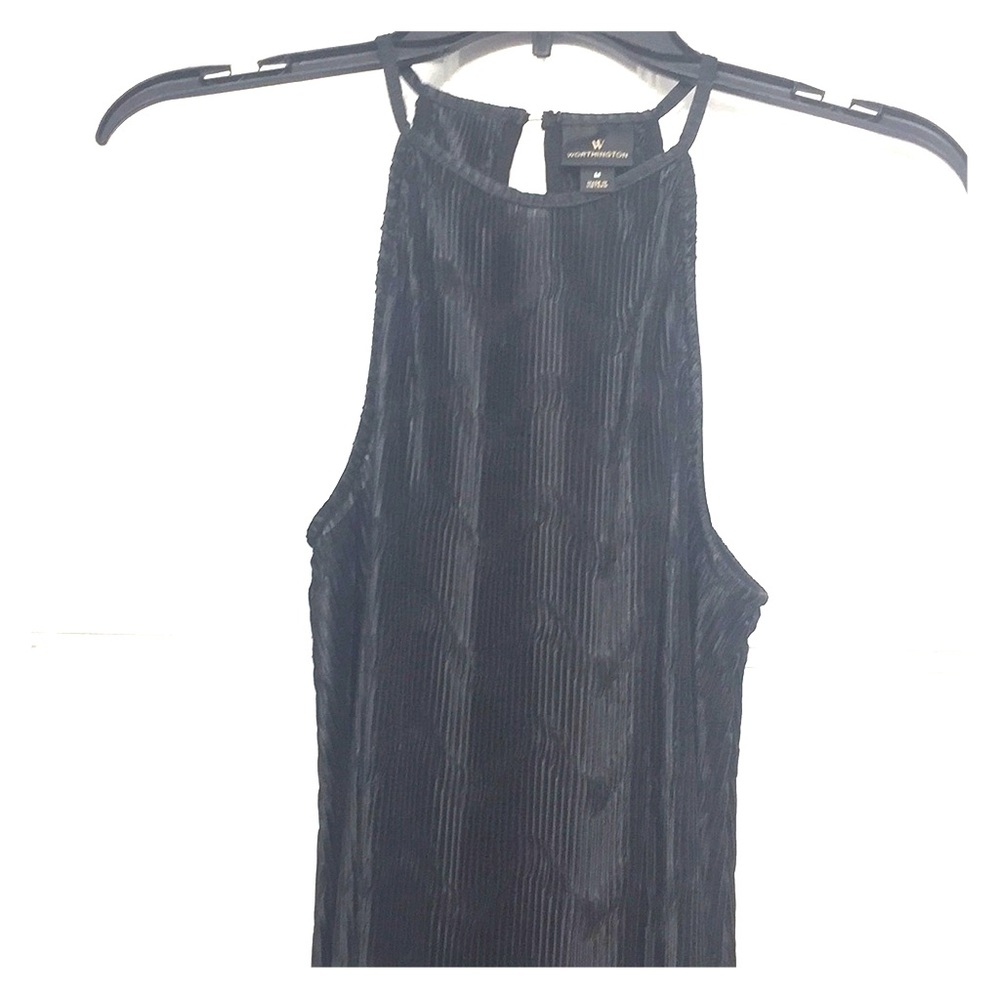 Black Ruffle Sleeveless
